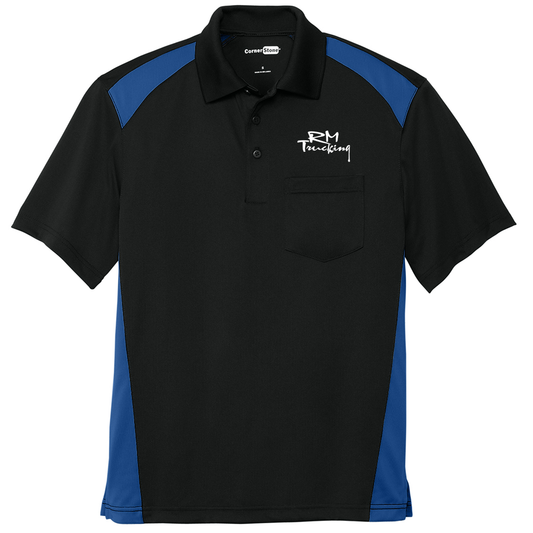 CornerStone Snag-Proof Colorblock Pocket Polo
